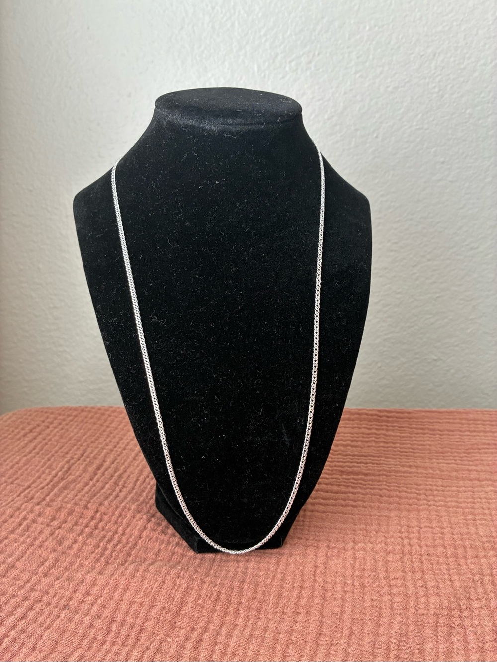Classic Silver Chain Necklace - 925 Sterling Silver 24” 2.4mm